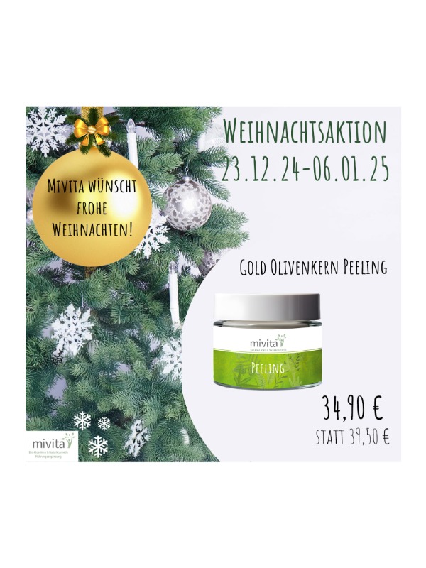 Gold Olivenkern Peeling Naturkosmetik